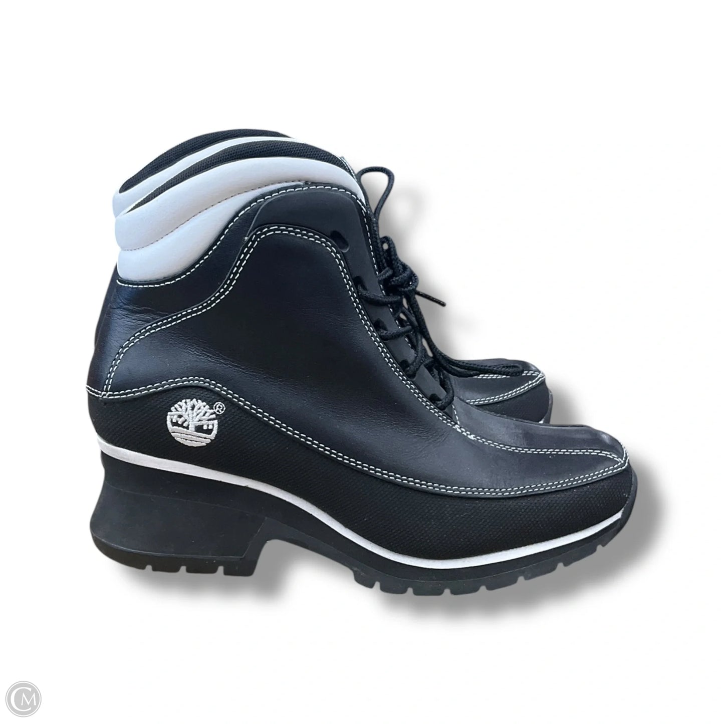 Boots Ankle Heels By Timberland In Black, Size: 6.5