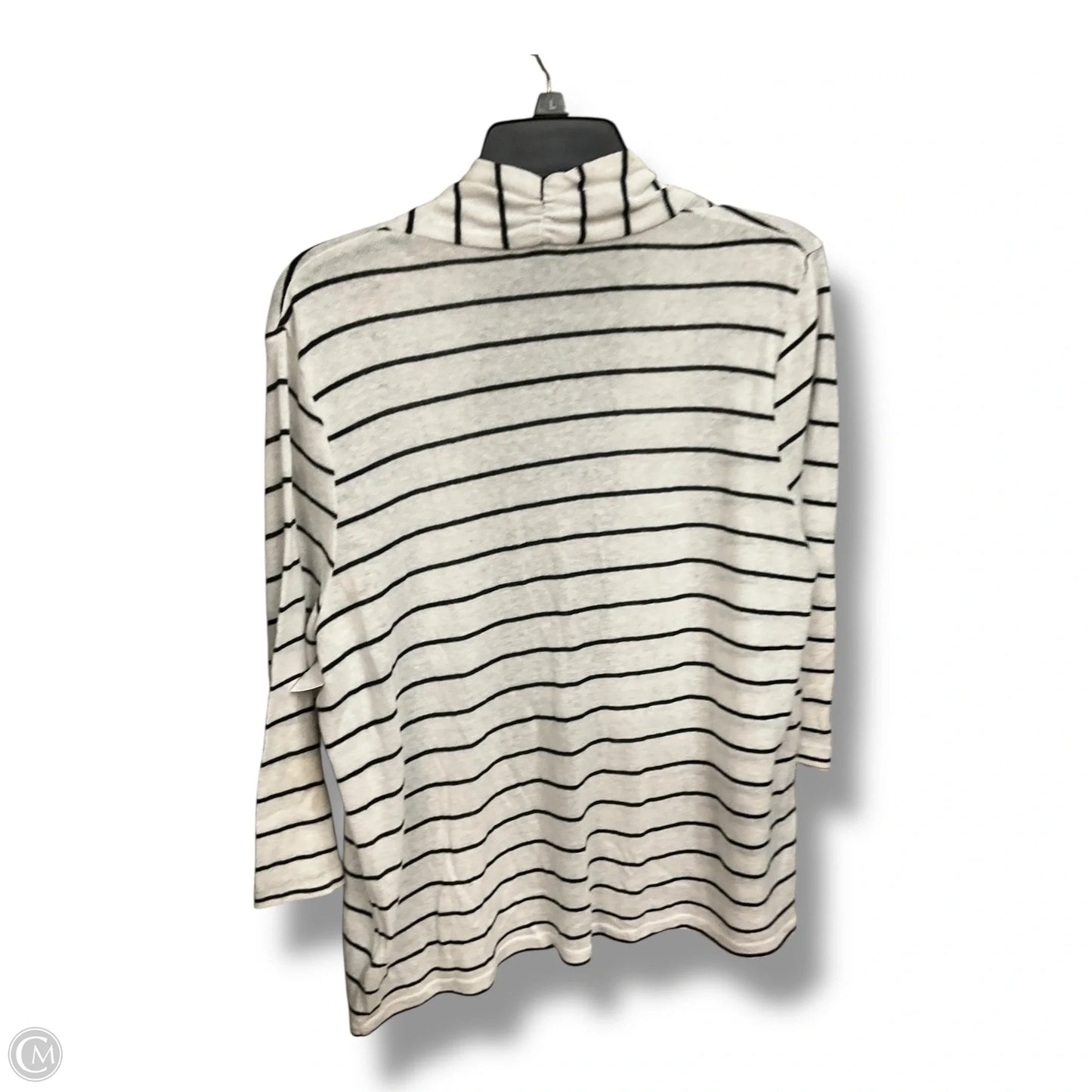 Cardigan By Talbots In Striped Pattern, Size: Lp