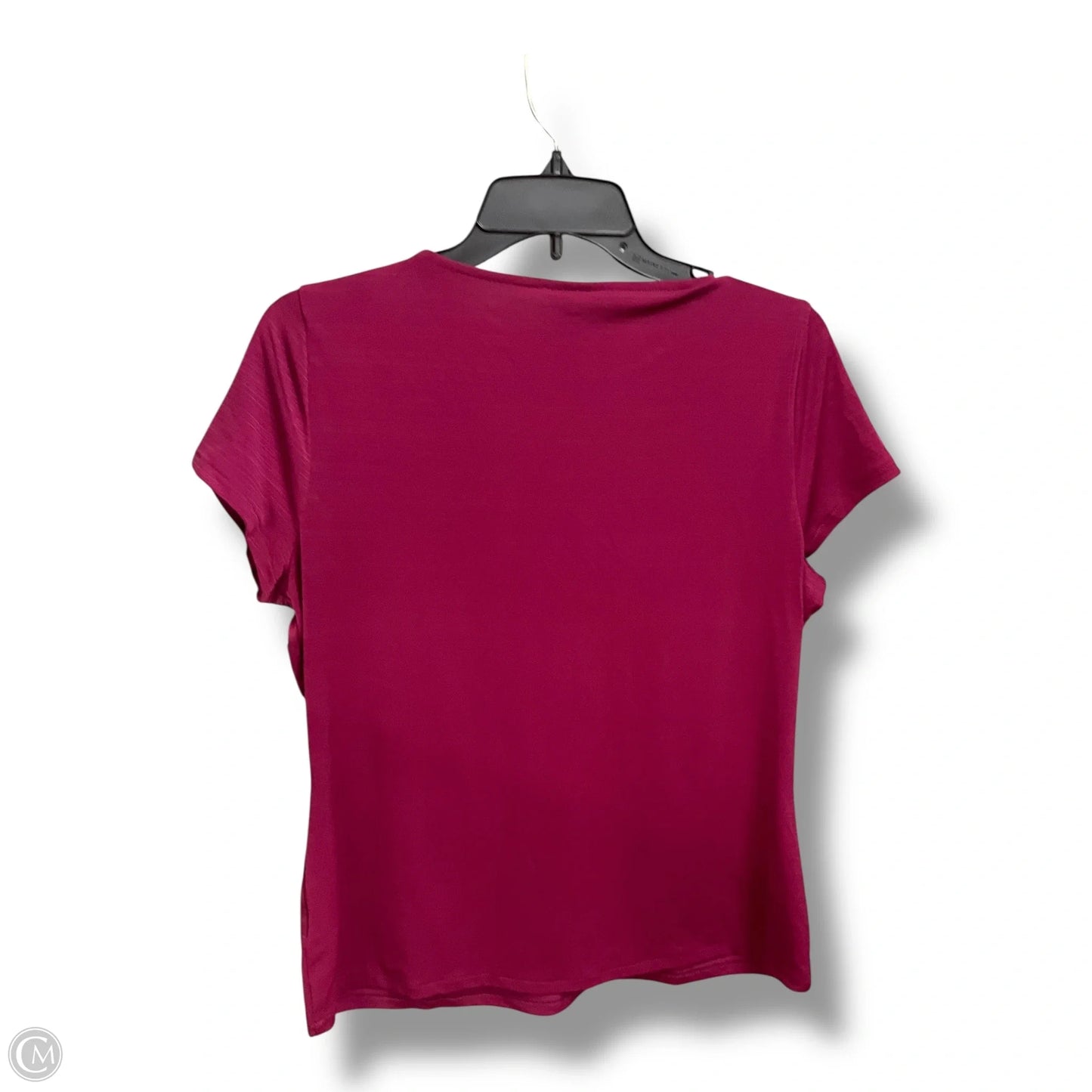 Top Short Sleeve By East 5th In Purple, Size: Lp