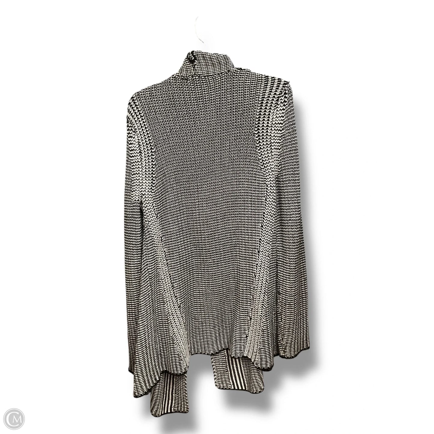 Cardigan By Limited In Black & White, Size: L