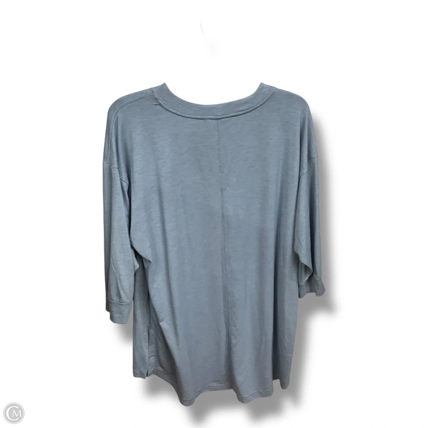 Athletic Top Long Sleeve Collar By Athleta In Blue, Size: M