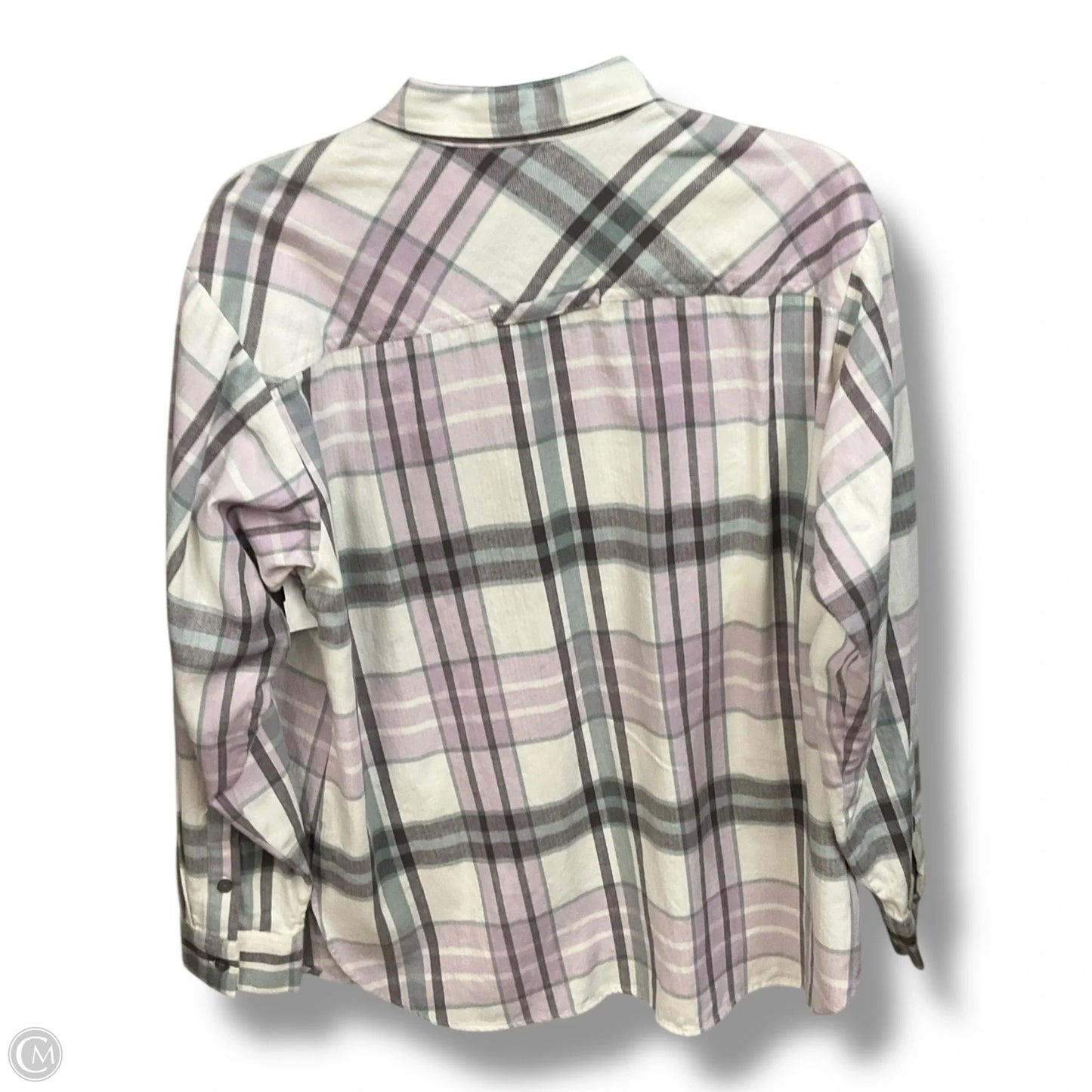 Top Long Sleeve By Loft In Striped Pattern, Size: L