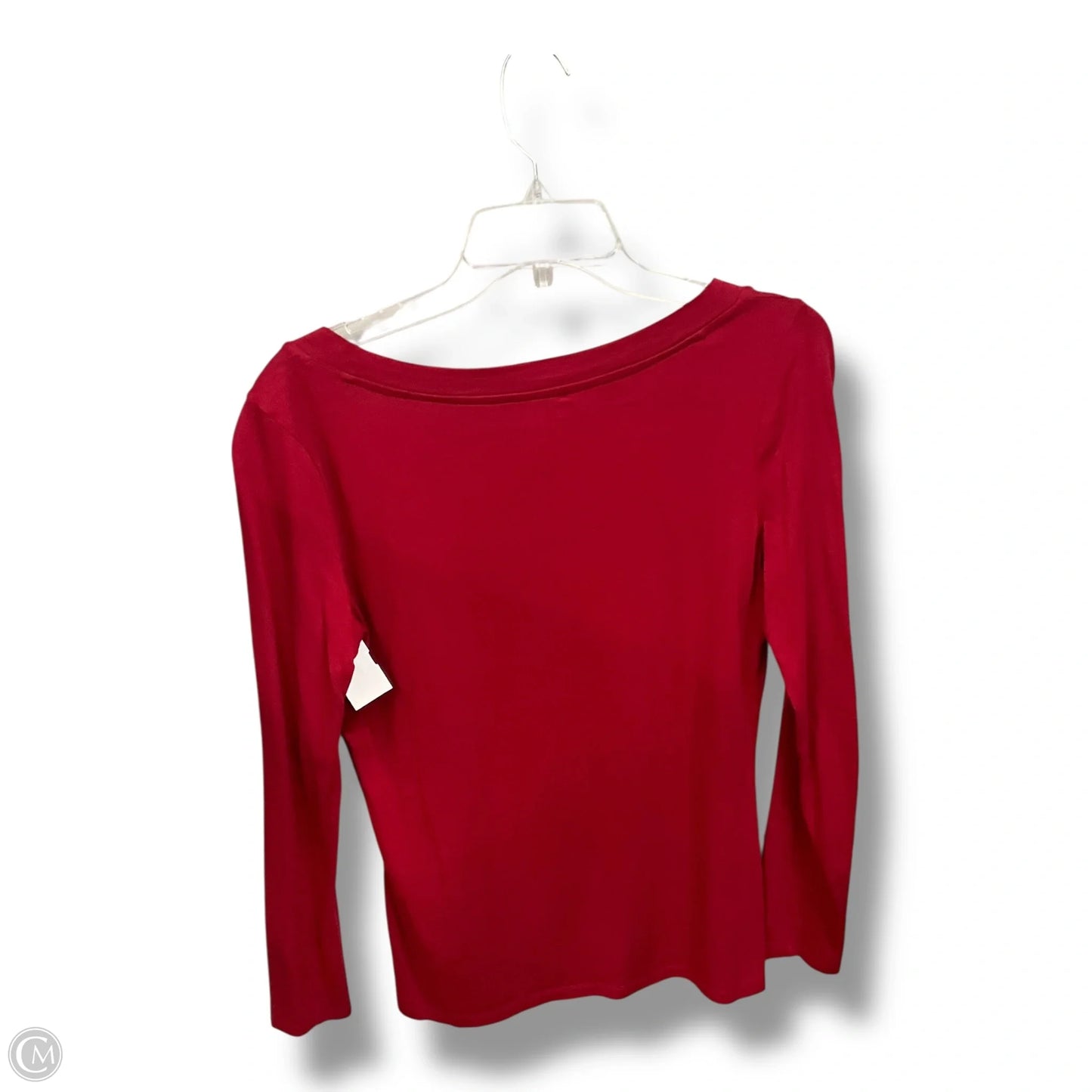 Top Long Sleeve By Loft In Red, Size: M