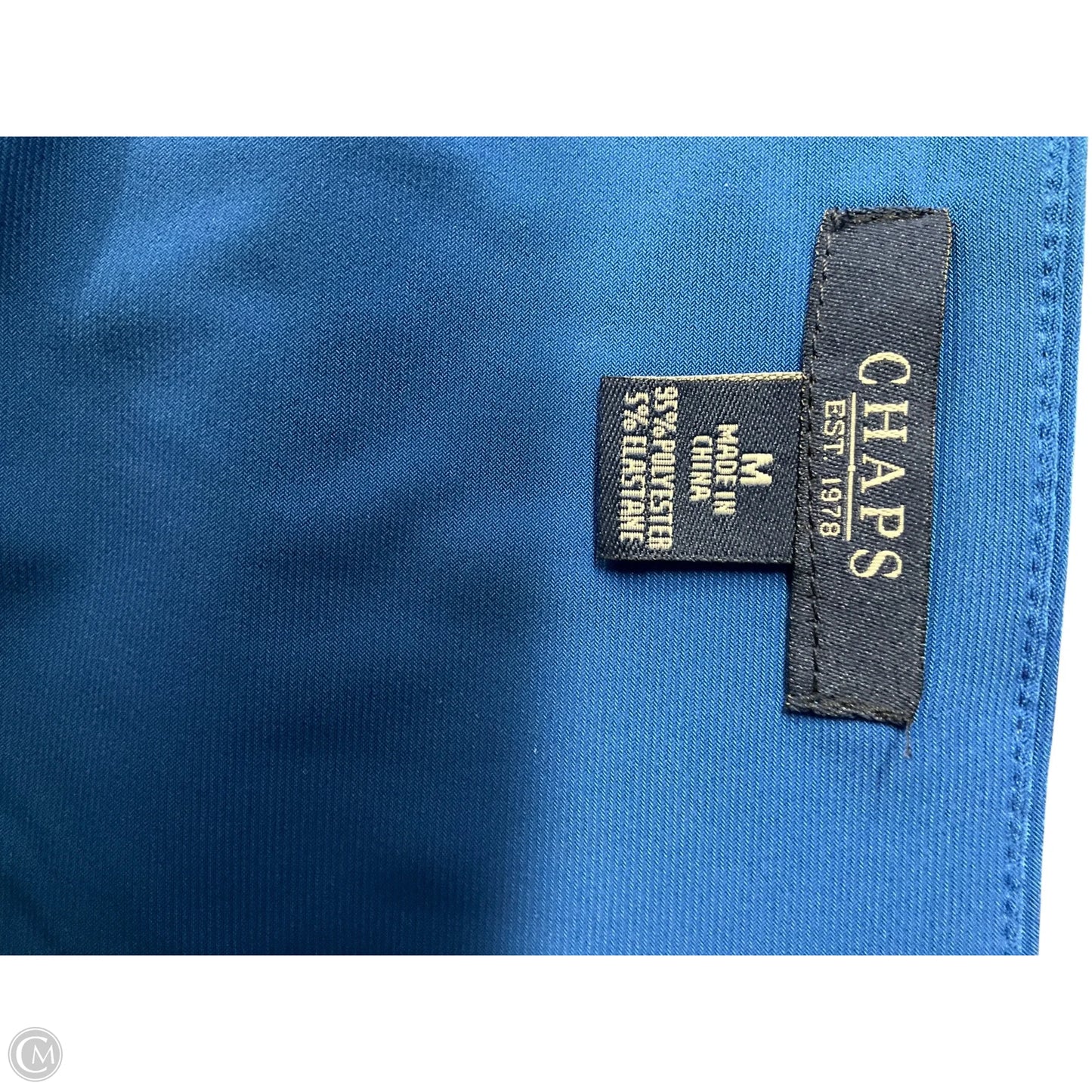 Dress Casual Midi By Chaps In Blue, Size: M