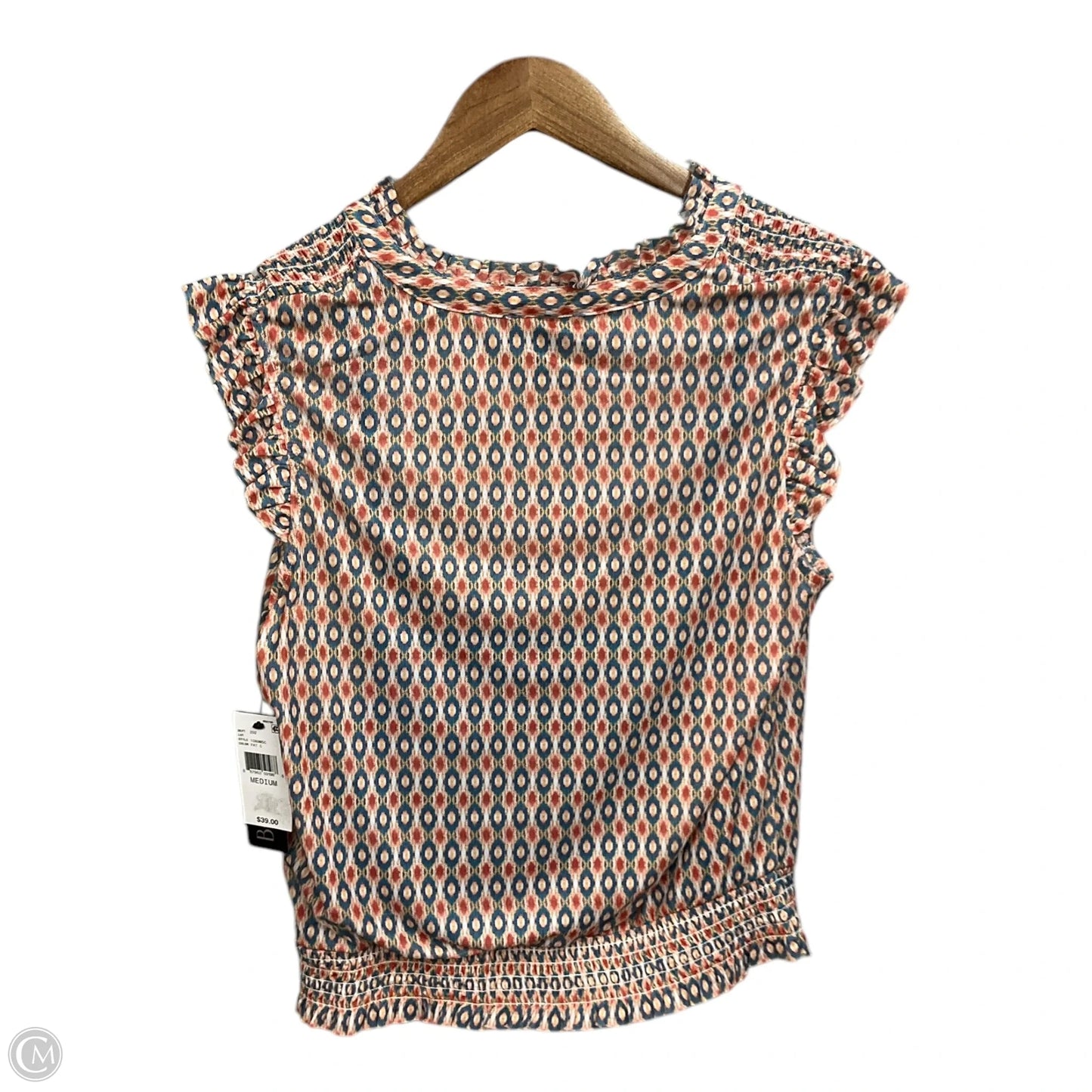 Top Sleeveless By Bcx In Geometric Pattern, Size: M