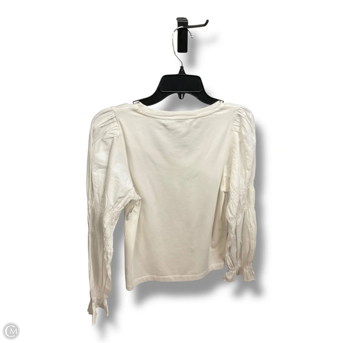 Top Long Sleeve By French Connection In White, Size: M