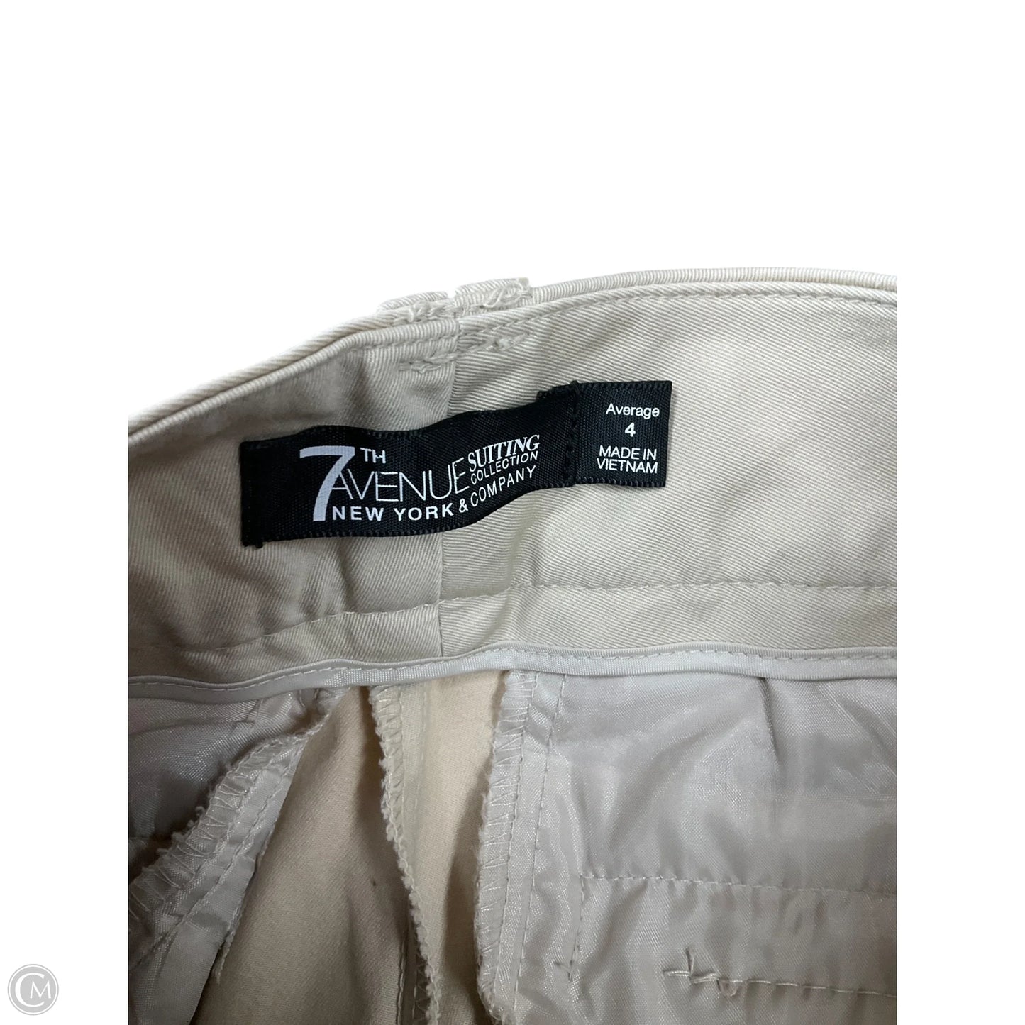 Pants Dress By Cmc In Cream, Size: 4