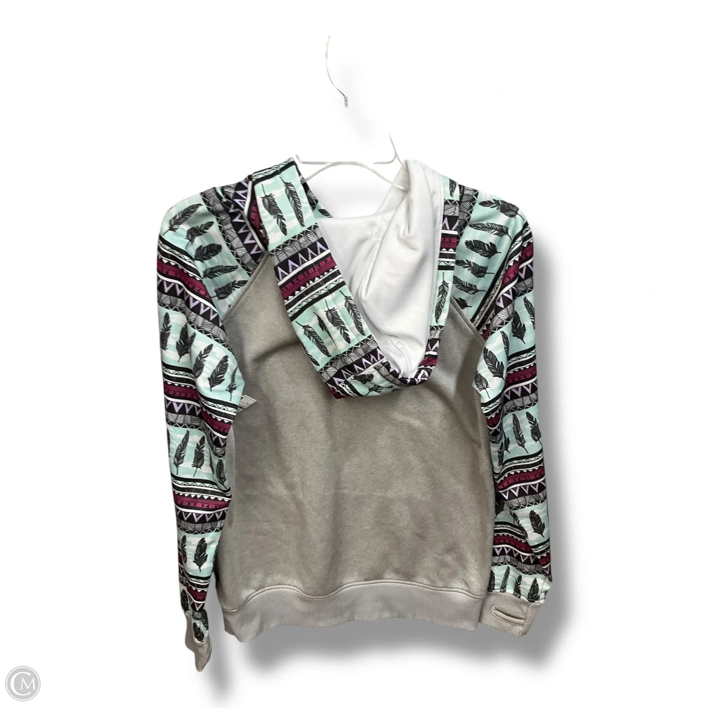 Sweatshirt Hoodie By Clothes Mentor In Multi-colored, Size: L