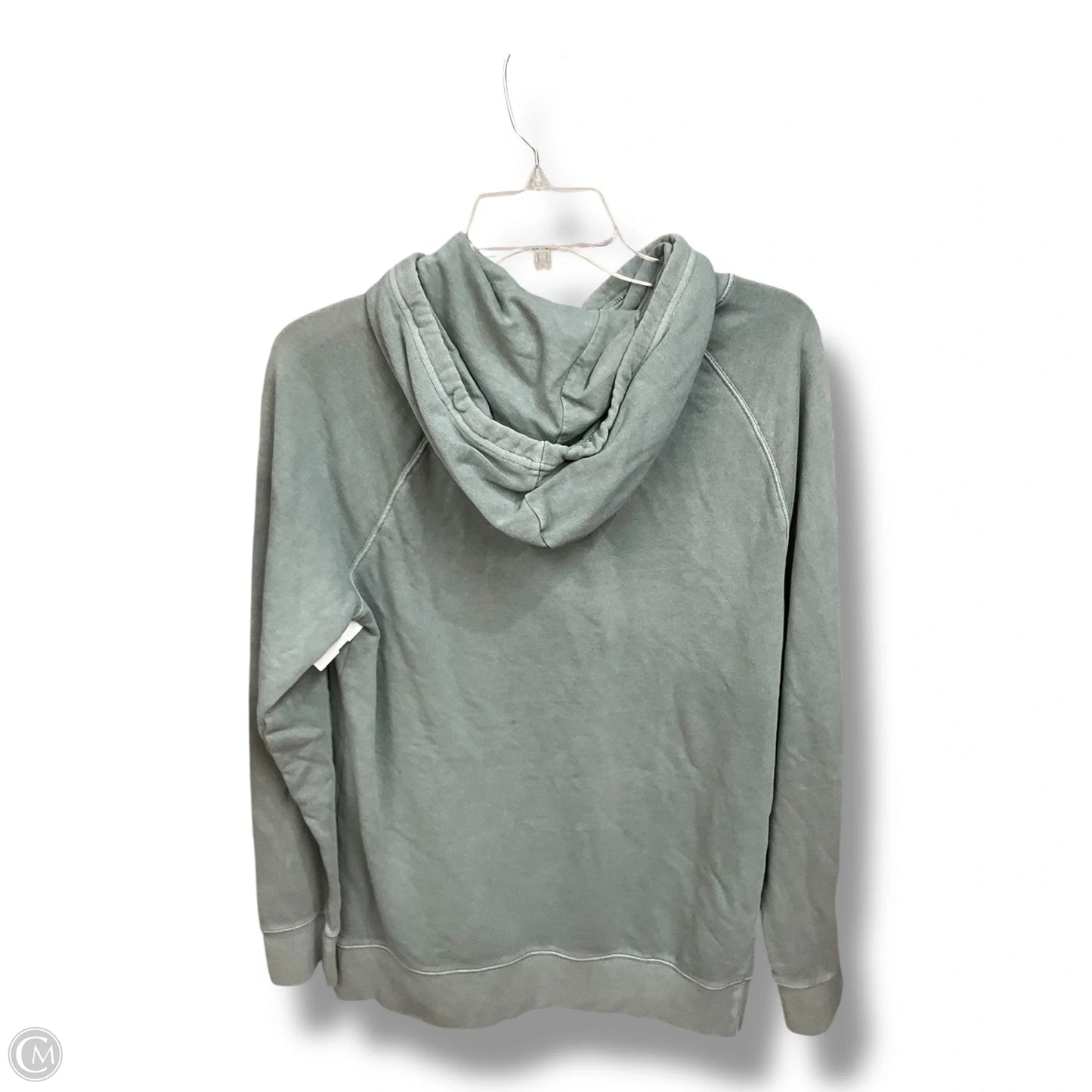 Sweatshirt Hoodie By Clothes Mentor In Green, Size: M