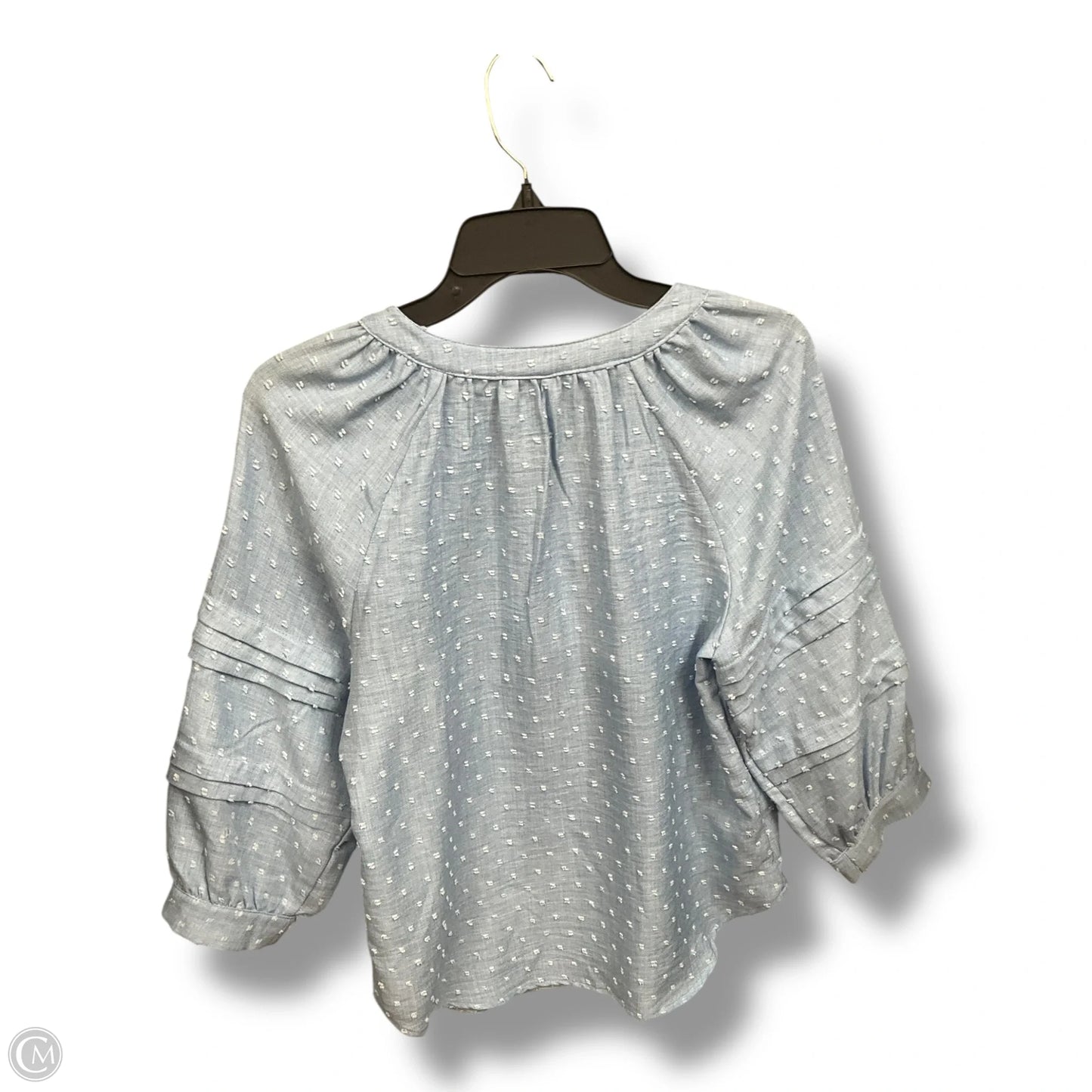 Top 3/4 Sleeve By Ruby Rd In Blue Denim, Size: Sp