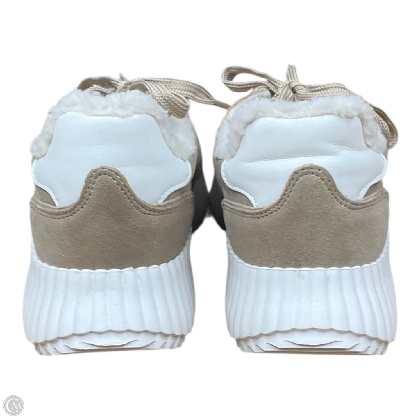 Shoes Sneakers By Steve Madden In Tan & White, Size: 7.5