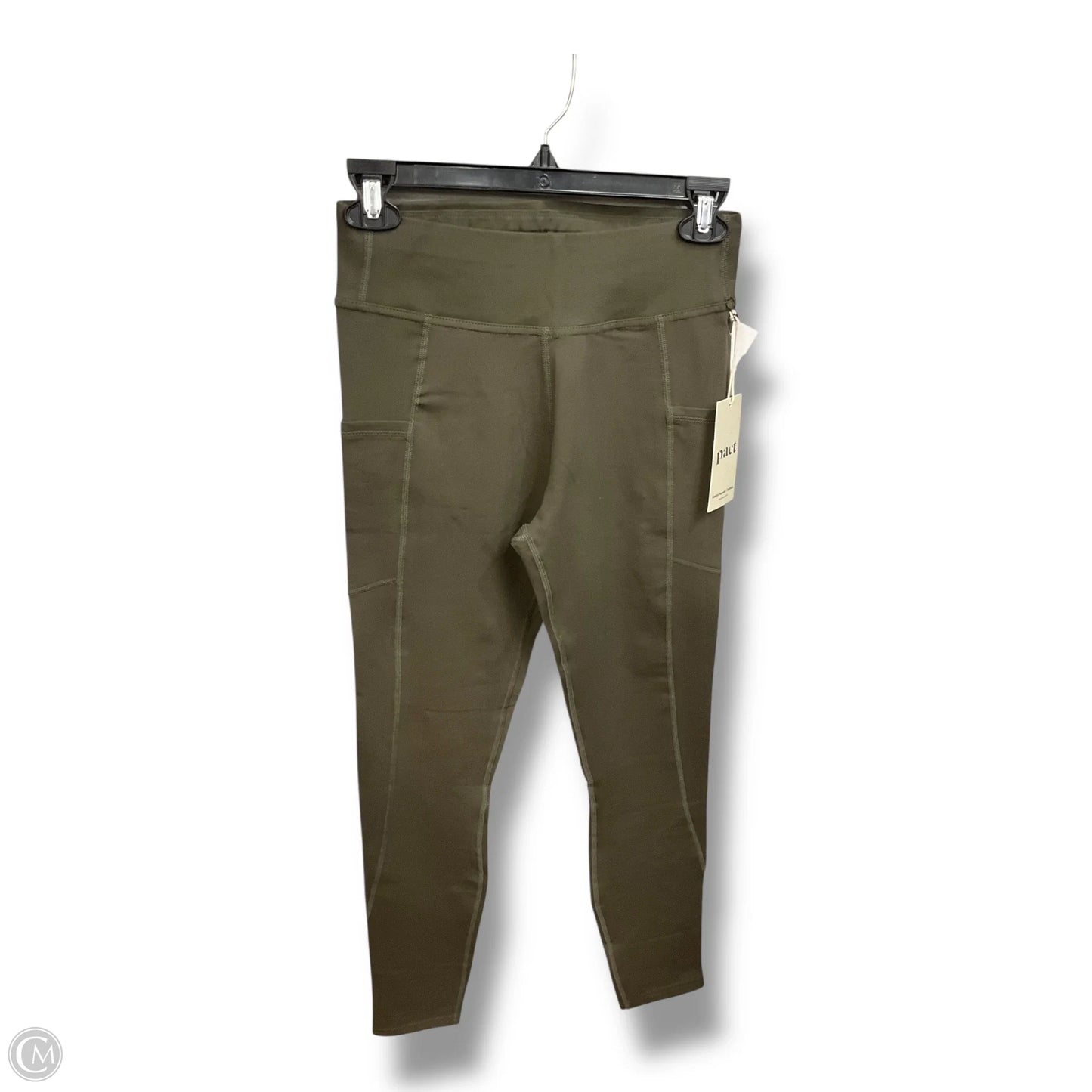 Athletic Leggings By Pact In Green, Size: S