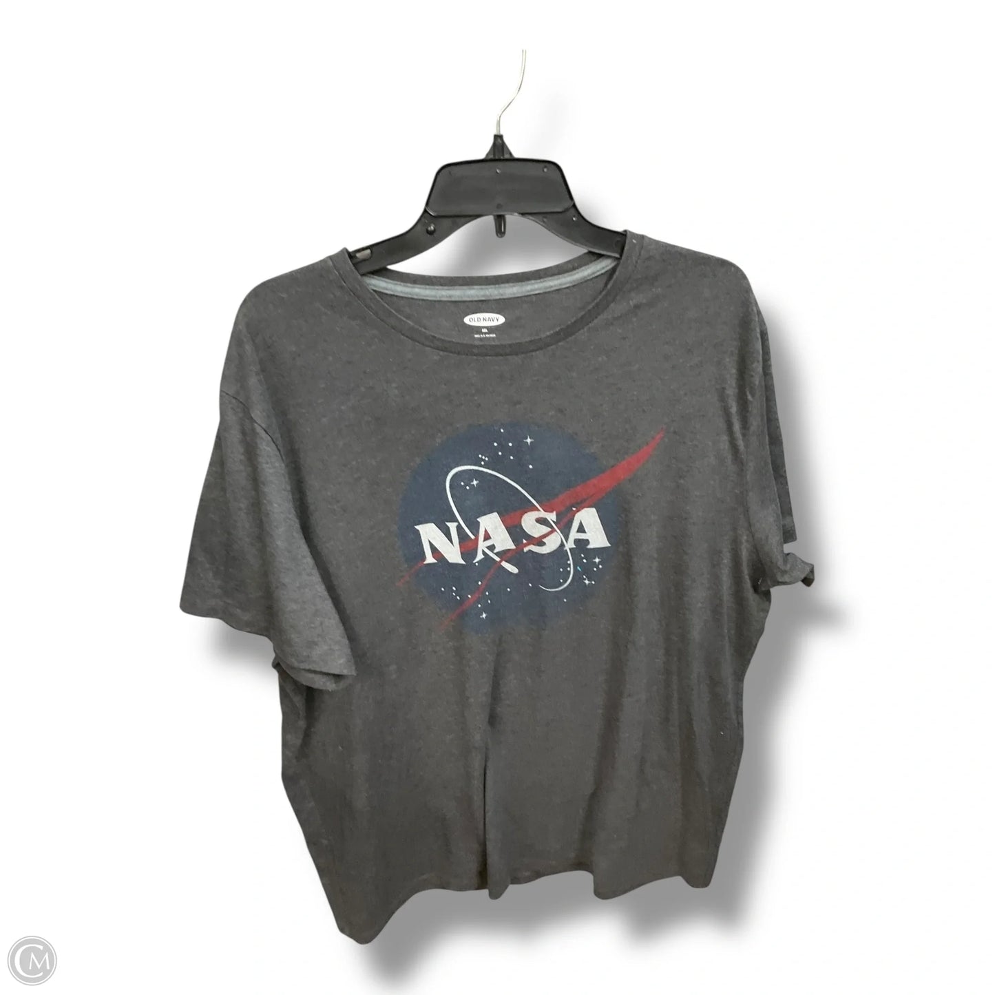 Top Short Sleeve Basic By Old Navy In Grey, Size: Xxl