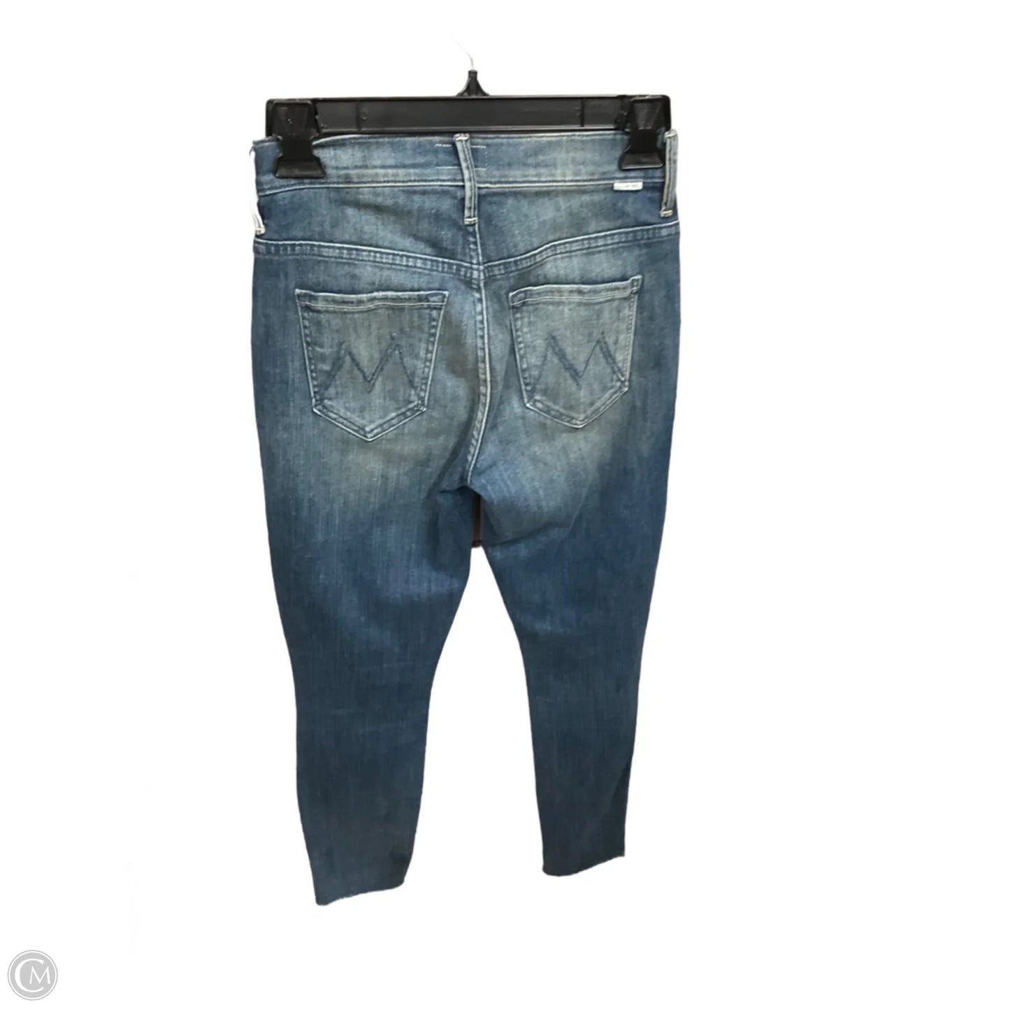 Jeans Skinny By Mother In Navy, Size: 0