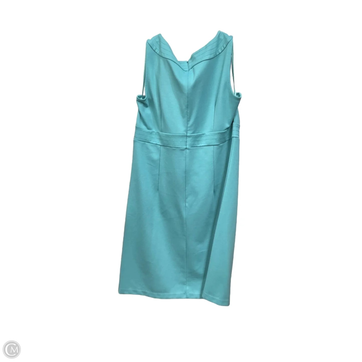 Dress Casual Midi By Loft In Teal, Size: Xl