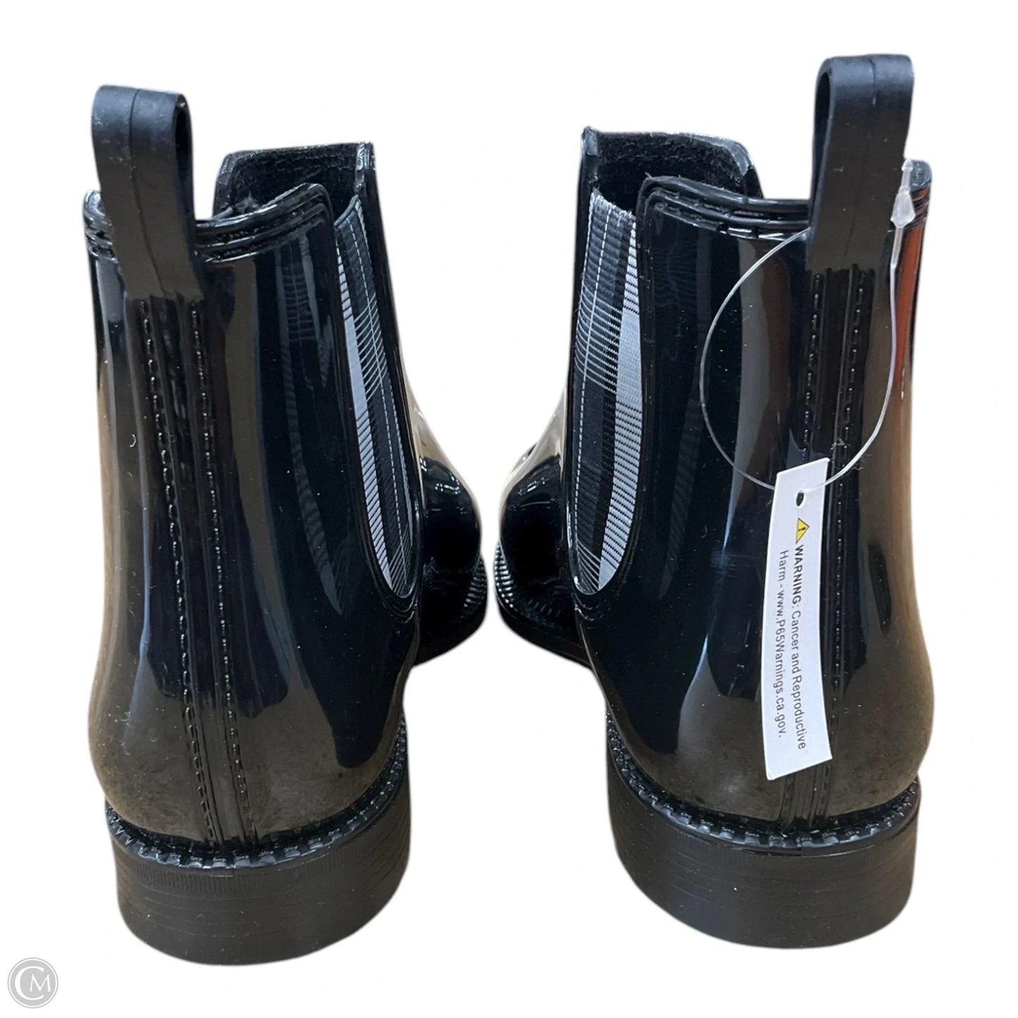 Boots Ankle Flats By Cmf In Plaid Pattern, Size: 8