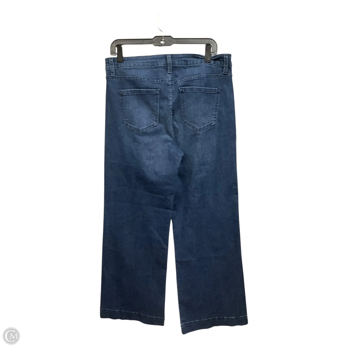 Jeans Wide Leg By Time And Tru In Blue Denim, Size: 10