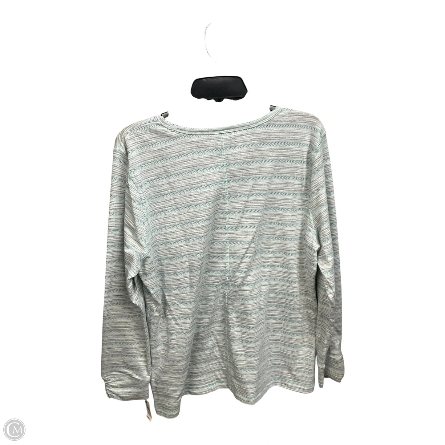 Top Long Sleeve By Talbots In Striped Pattern, Size: Xlp