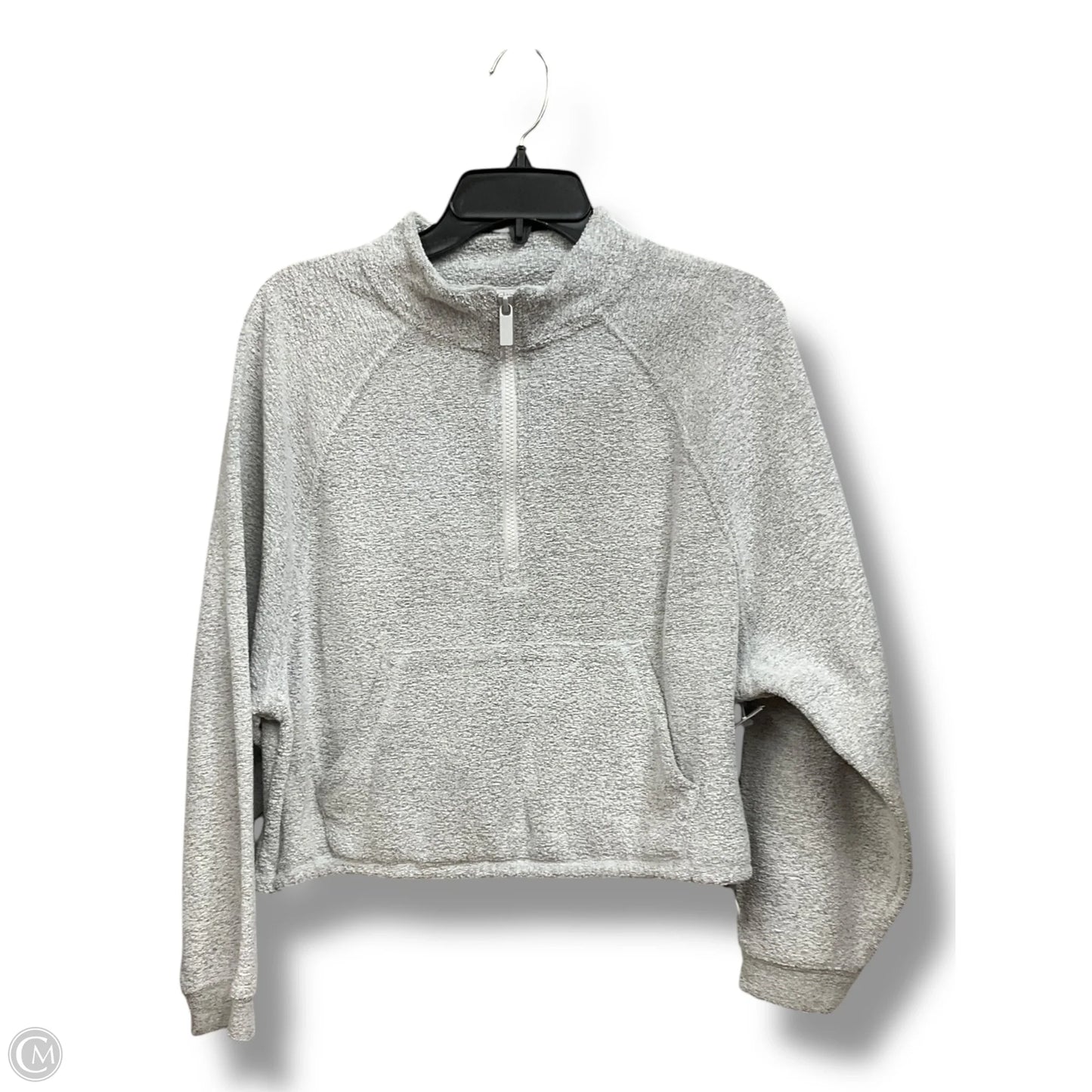 Athletic Sweatshirt Crewneck By Old Navy In Grey, Size: M