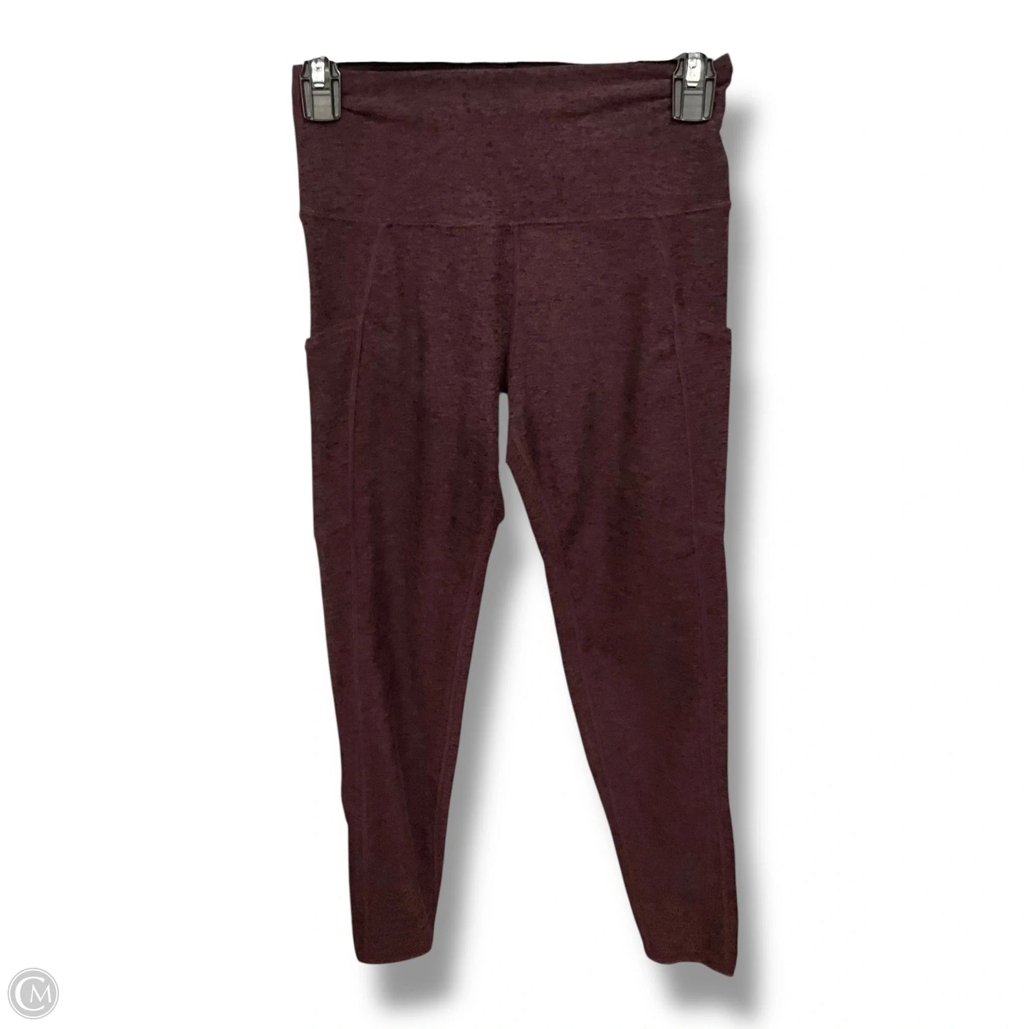 Athletic Leggings By Kirkland In Black & Purple, Size: M