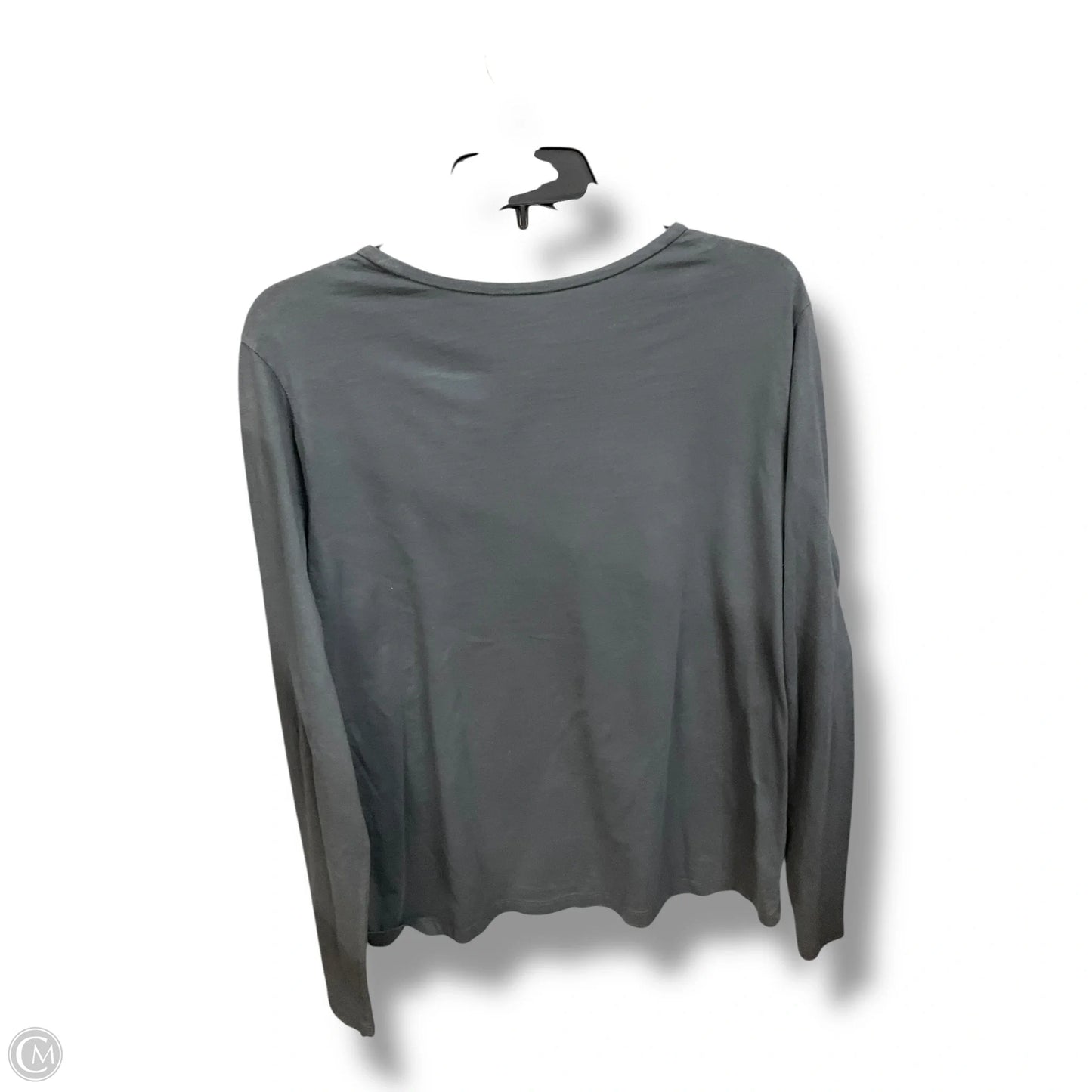 Top Long Sleeve Basic By Clothes Mentor In Grey, Size: L
