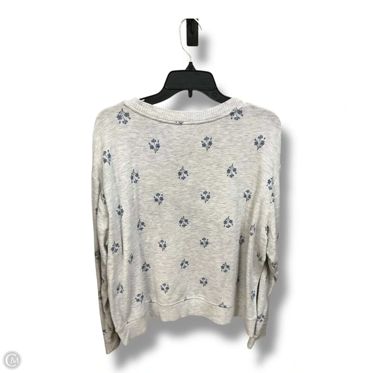 Sweater By Simple Pleasures In Grey, Size: 1x