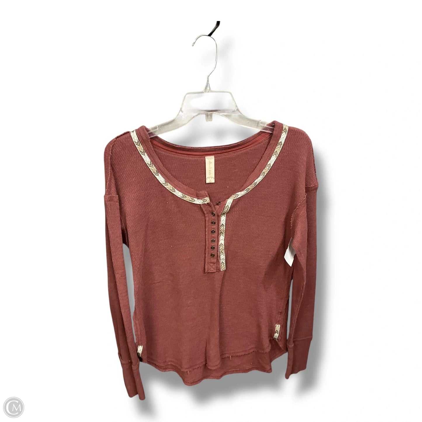 Top Long Sleeve By Altard State In Mauve, Size: M
