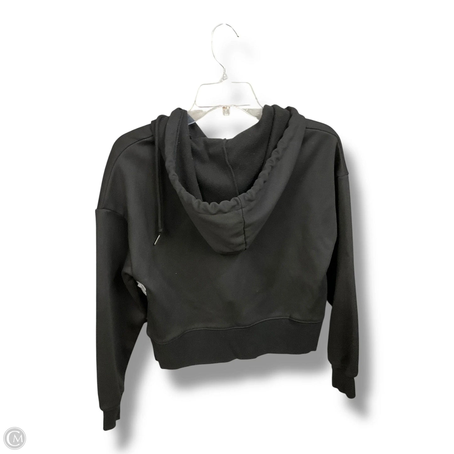 Athletic Top Long Sleeve Hoodie By Clothes Mentor In Black, Size: S