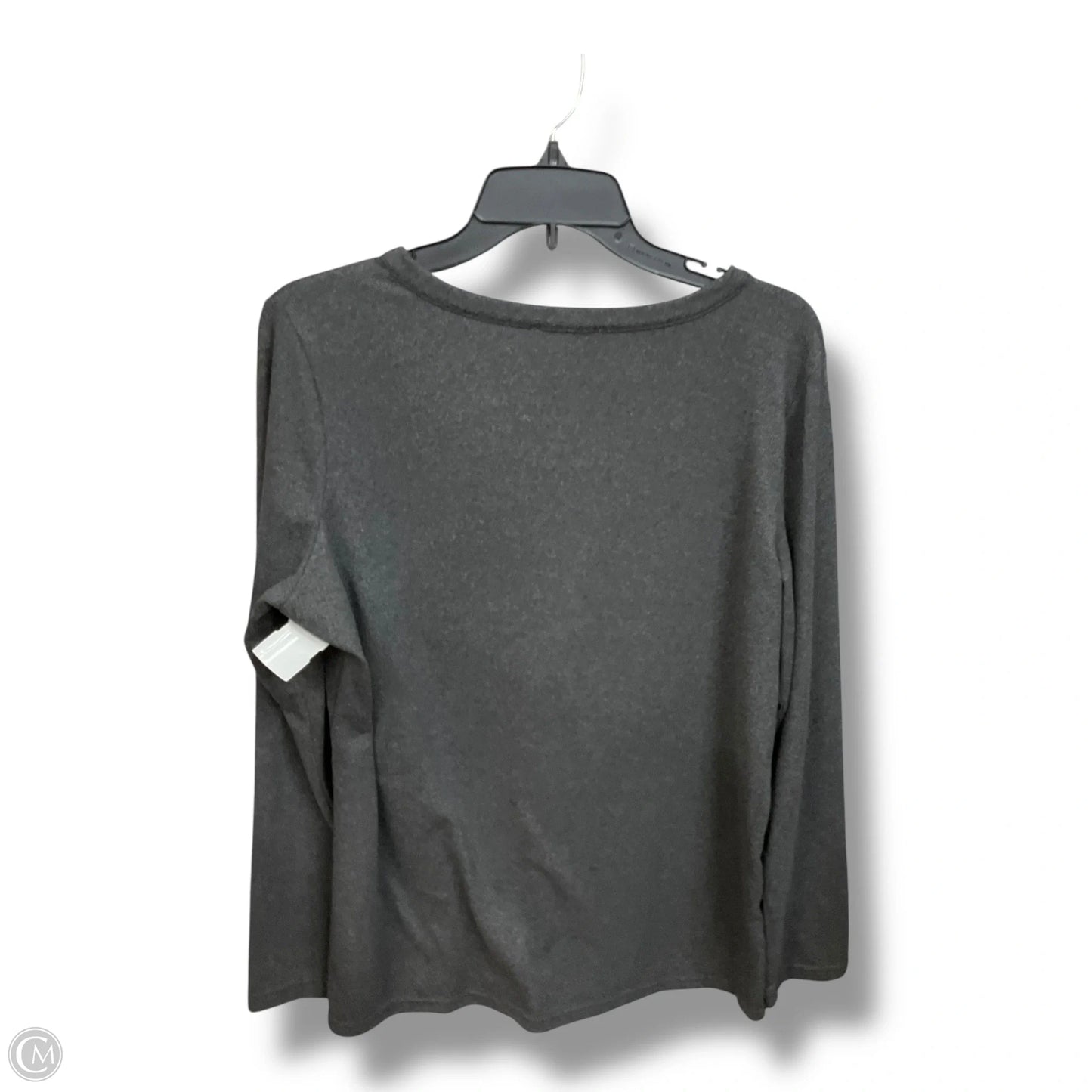 Top Long Sleeve Basic By Mario Serrani In Grey, Size: L