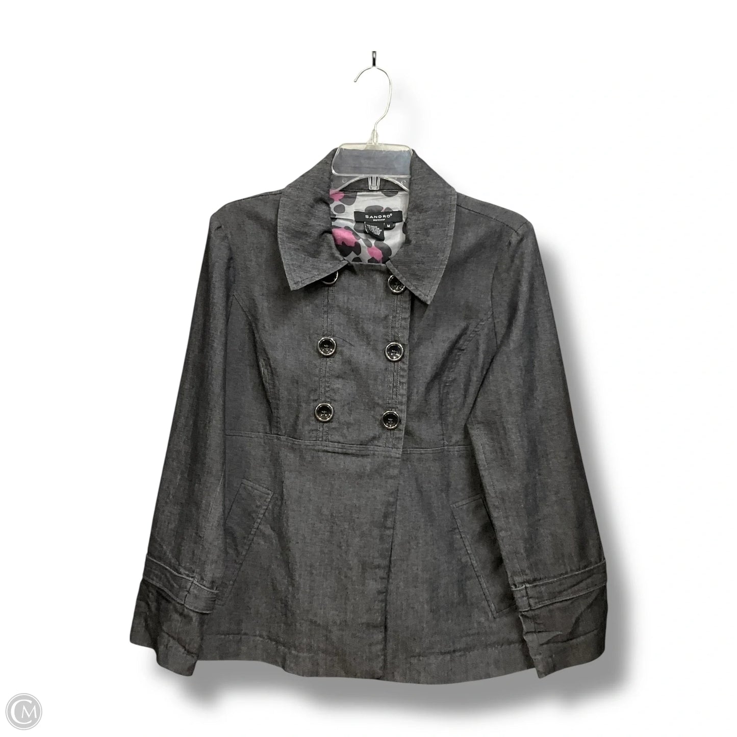 Jacket Designer By Sandro In Black, Size: M
