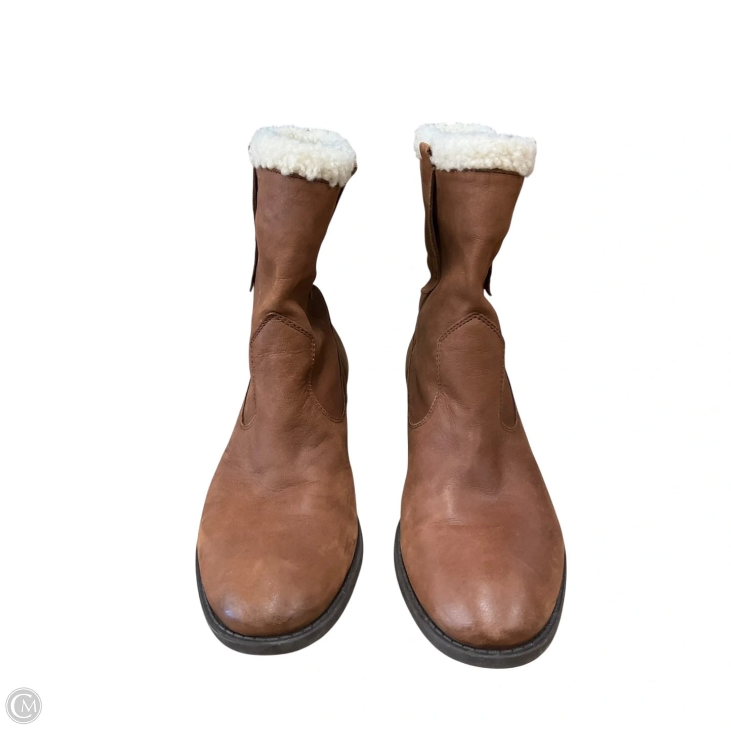Boots Ankle Flats By Sole Society In Brown, Size: 7.5