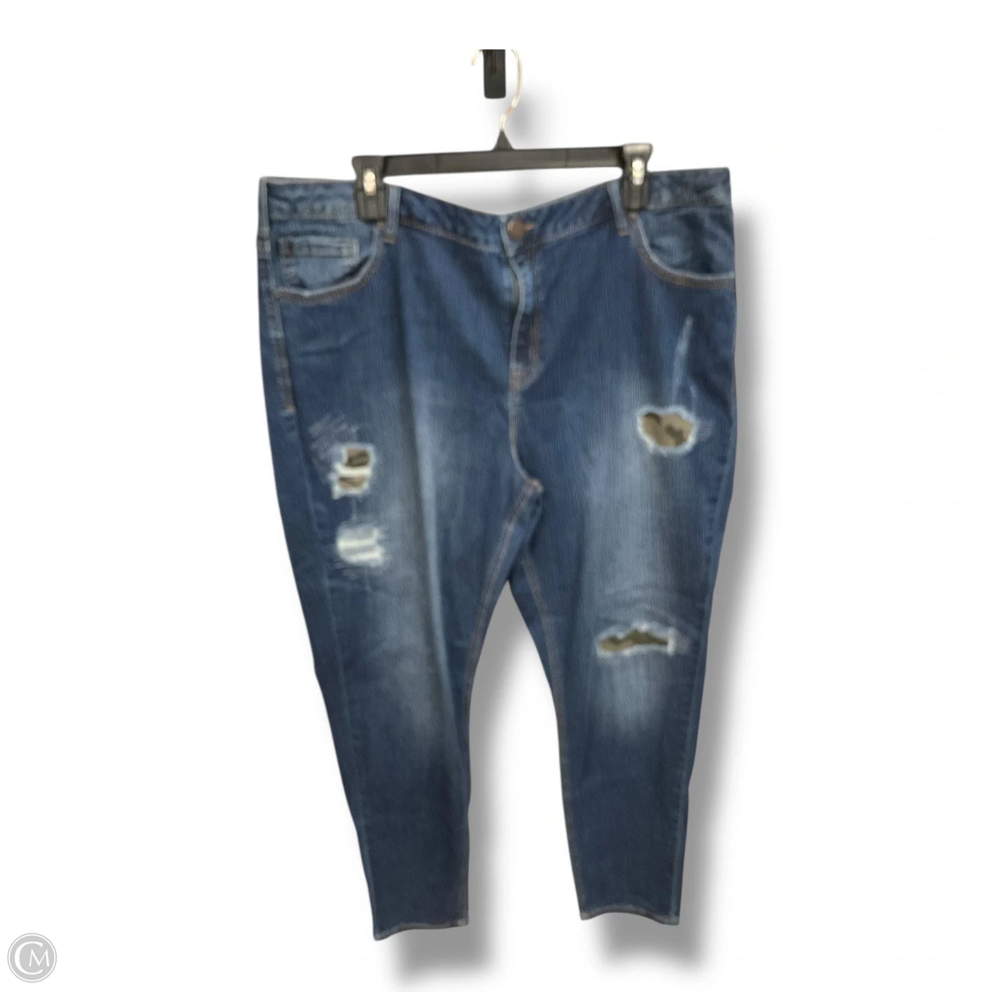 Jeans Skinny By Lane Bryant In Blue Denim, Size: 4x