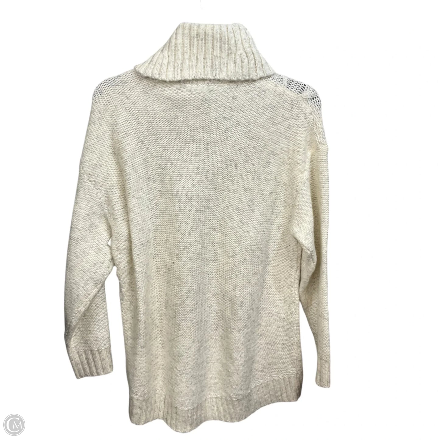 Sweater By Chaps In Cream, Size: S