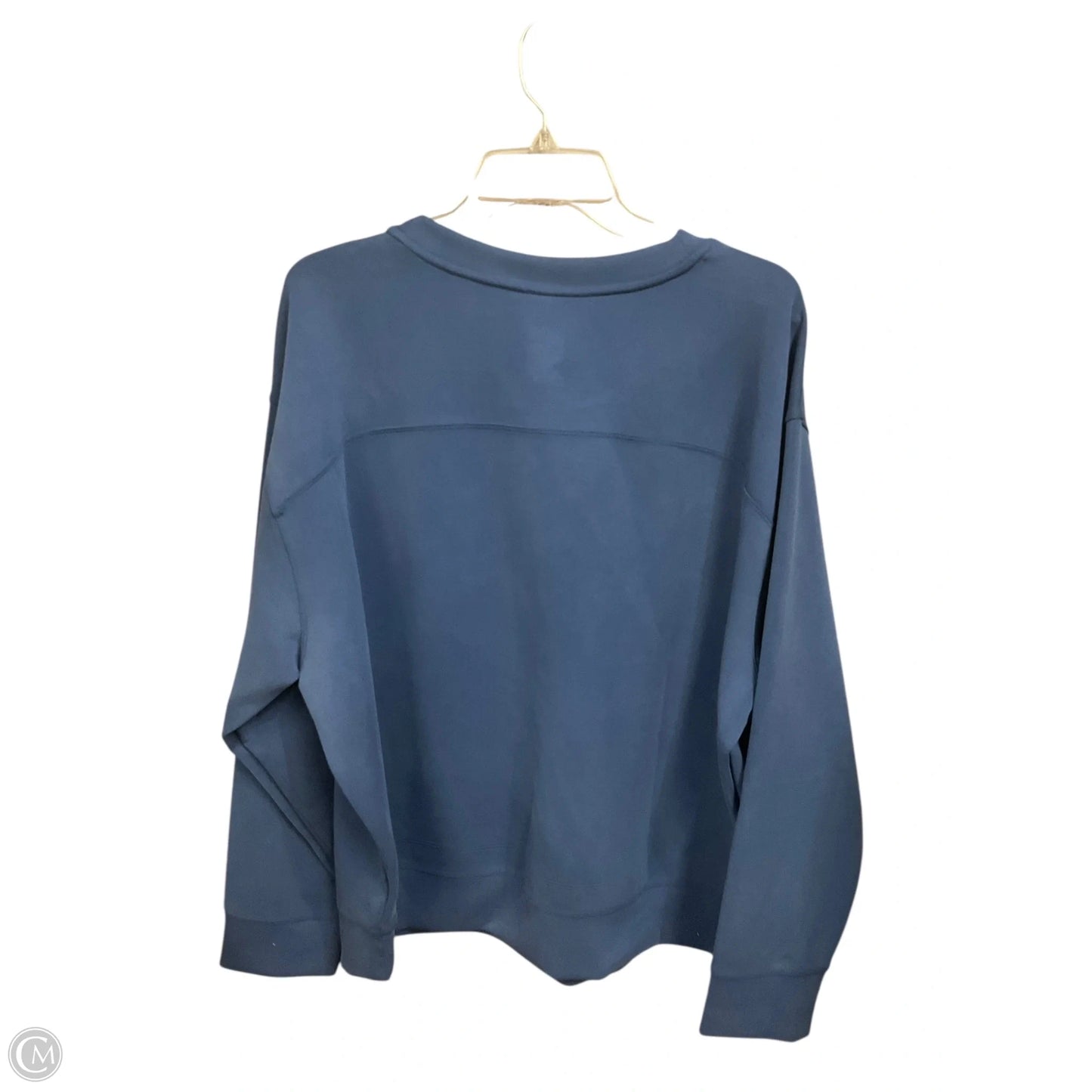 Top Long Sleeve Basic By A New Day In Blue, Size: Xxl