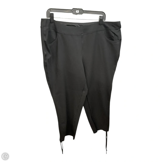 Pants Linen By Belle By Kim Gravel In Black, Size: 3x