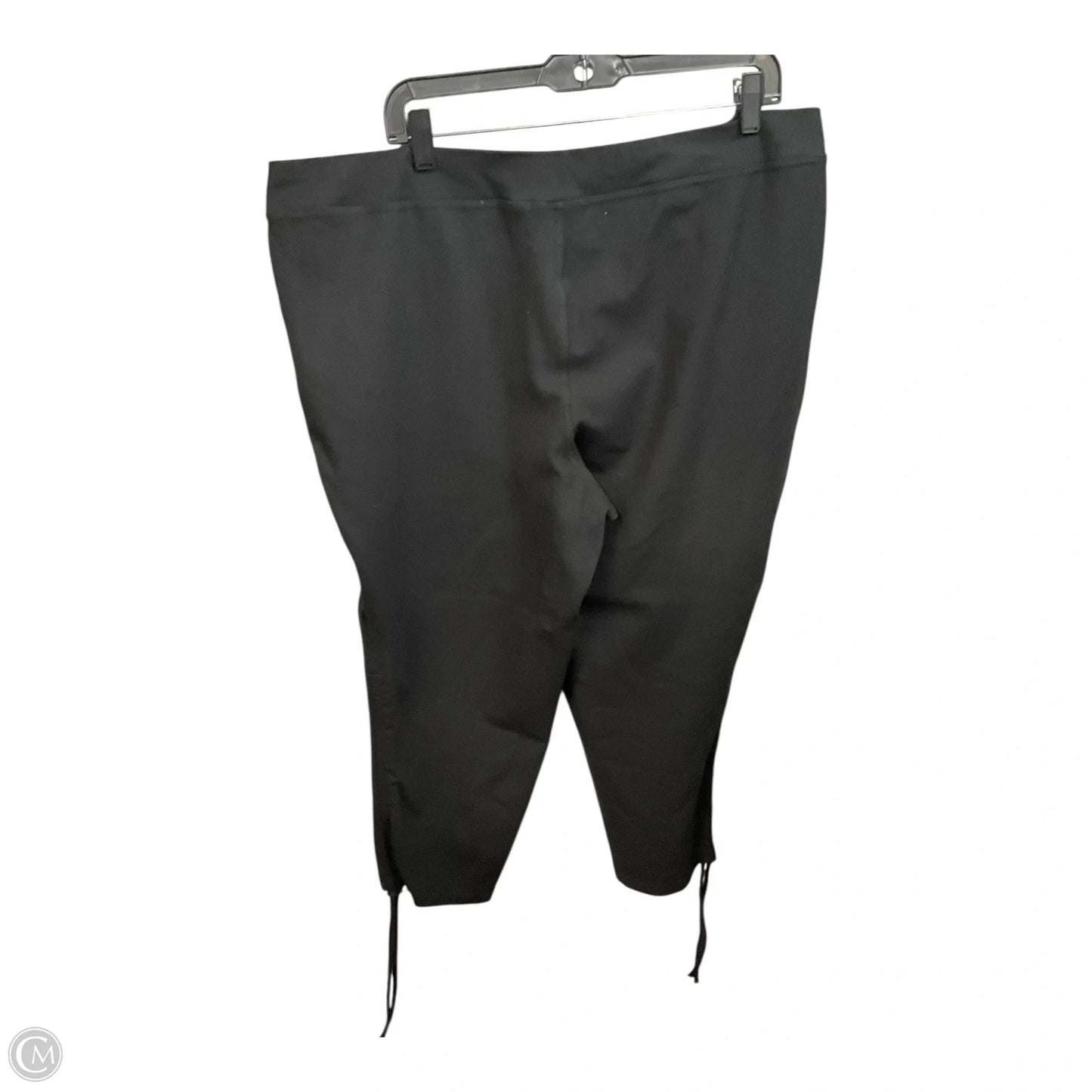 Pants Linen By Belle By Kim Gravel In Black, Size: 3x