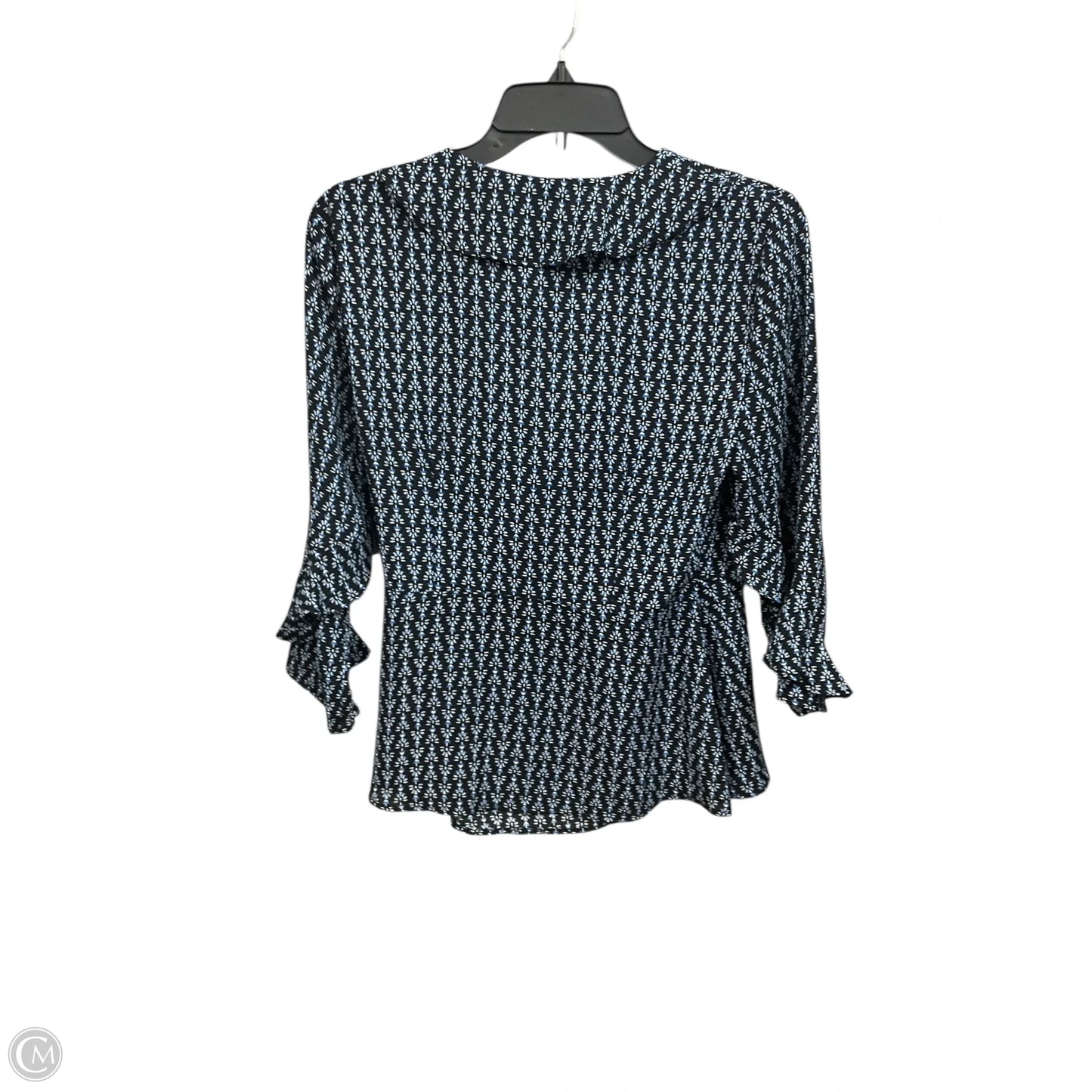 Blouse 3/4 Sleeve By Worthington In Multi-colored, Size: S