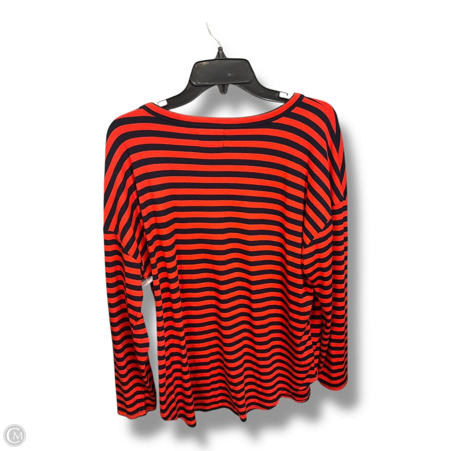 Top Long Sleeve By Lou And Grey In Striped Pattern, Size: Xl
