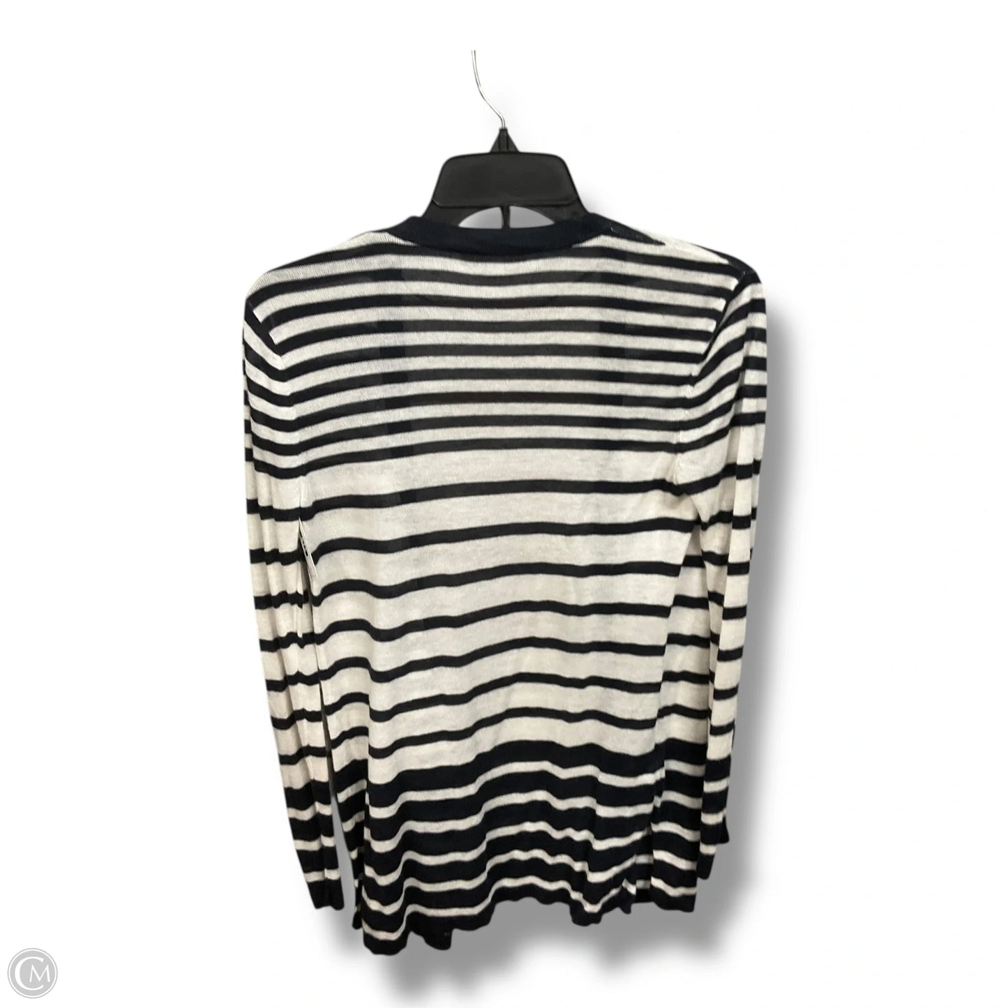 Cardigan By Loft In Striped Pattern, Size: S