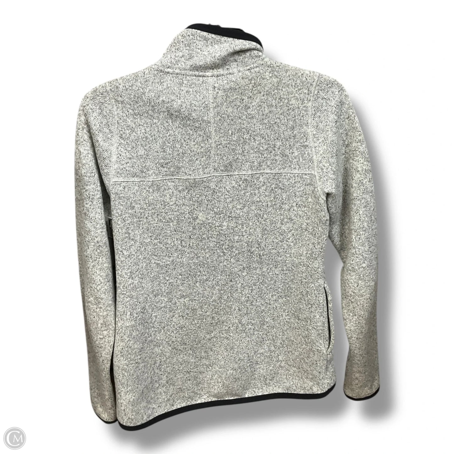 Jacket Fleece By Nike Apparel In Grey, Size: S