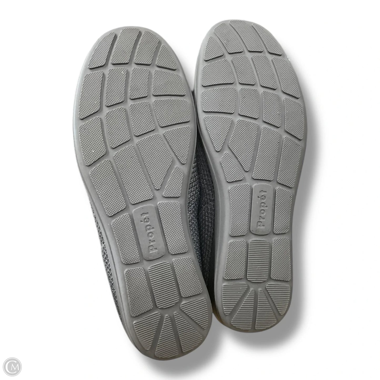 Shoes Flats By Clothes Mentor In Grey, Size: 6.5