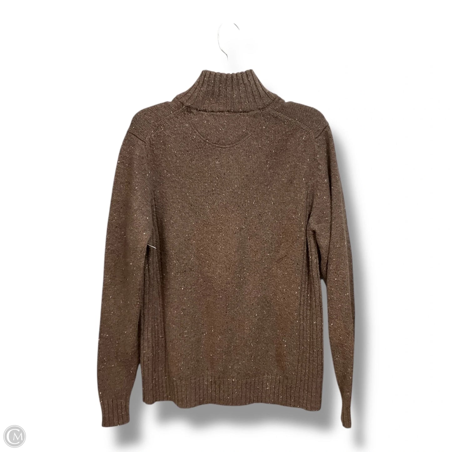 Sweater By Johnston & Murphy In Brown, Size: L