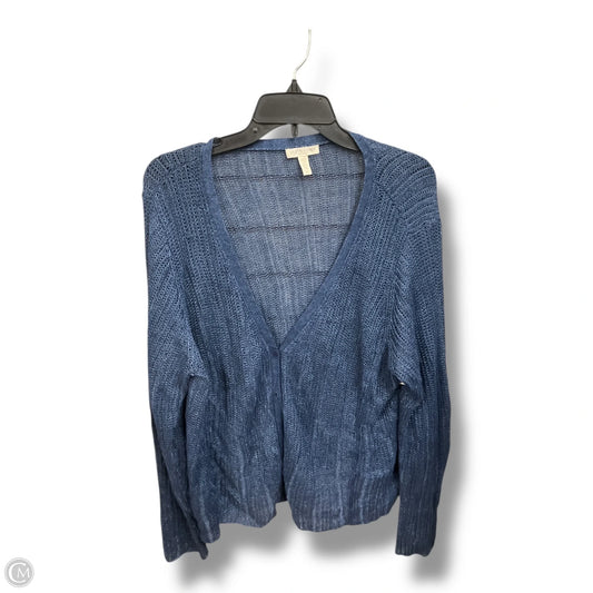 Cardigan By Eileen Fisher In Blue, Size: 3x