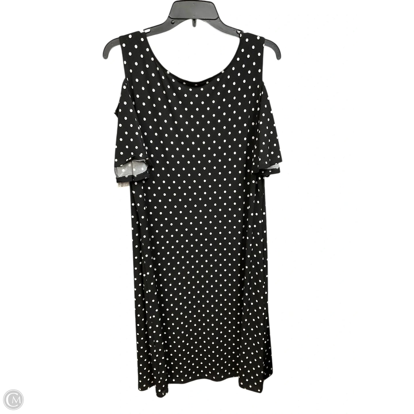 Dress Casual Midi By Chicos In Polkadot Pattern, Size: Xl