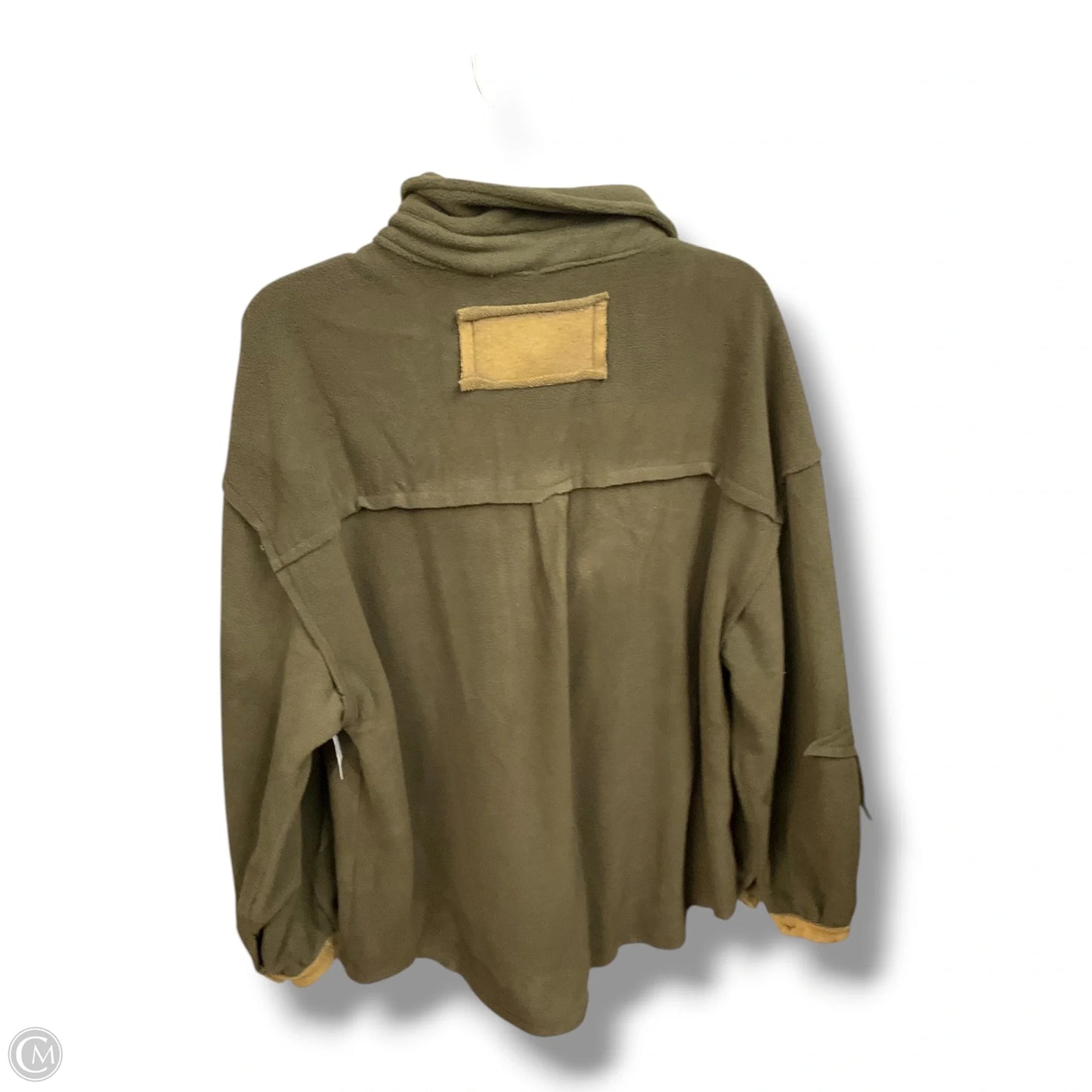 Jacket Shirt By Pol In Green, Size: M