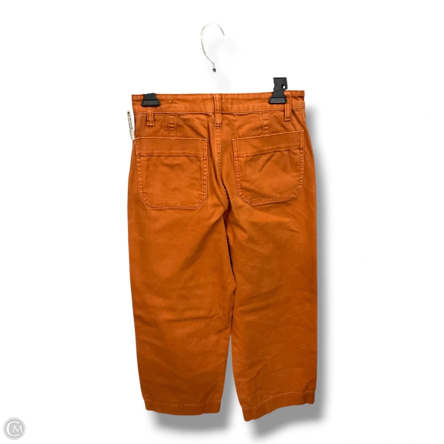 Jeans Wide Leg By Madewell In Orange Denim, Size: 4