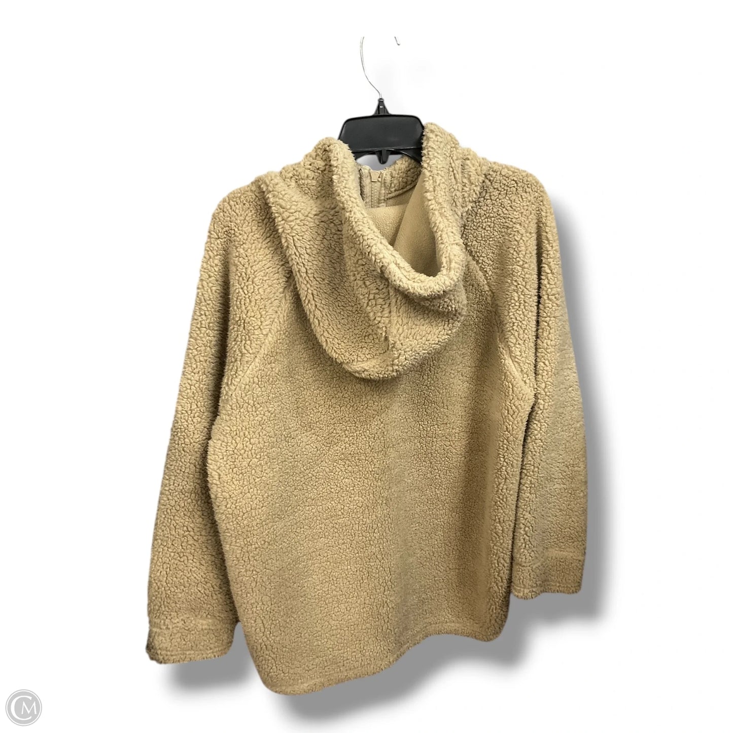 Jacket Fleece By Clothes Mentor In Beige, Size: Xl