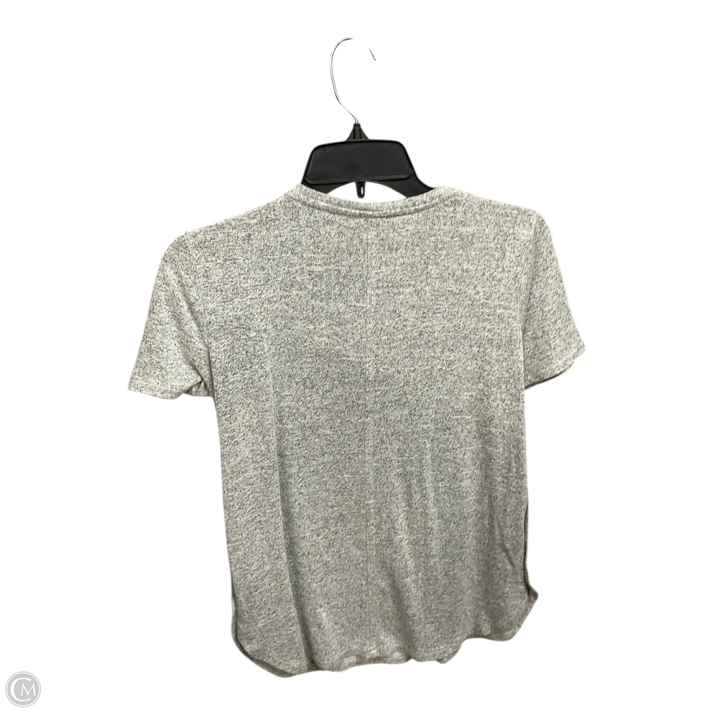 Top Short Sleeve Basic By Ann Taylor In Grey, Size: Sp