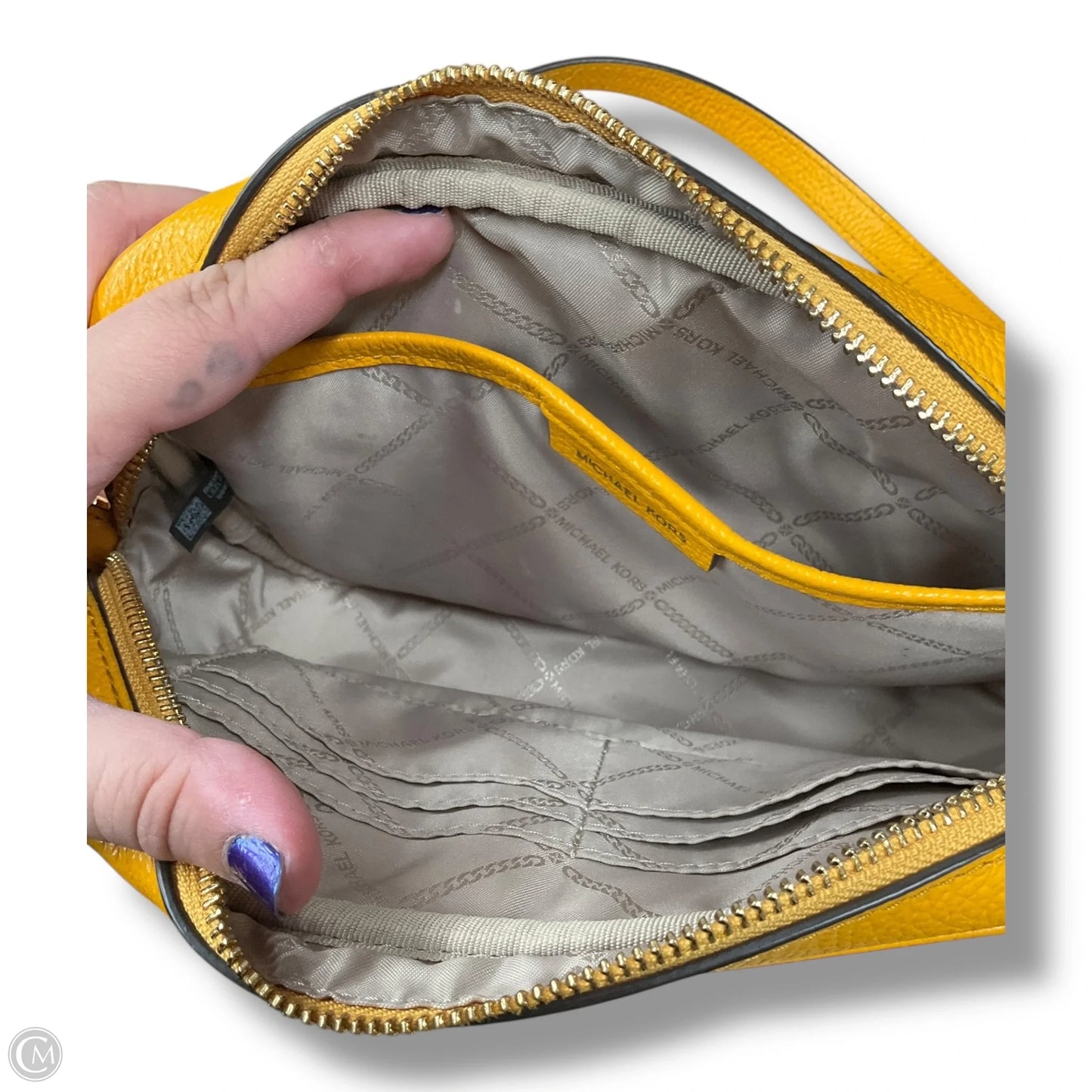 Crossbody Designer By Michael Kors, Size: Medium