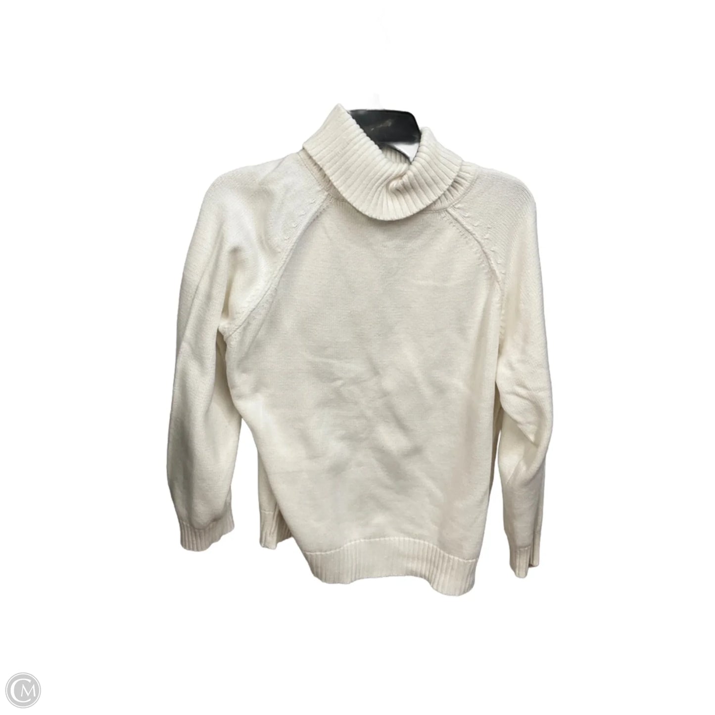 Sweater By Karen Scott In White, Size: Xl